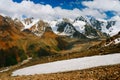 Beautiful Tien shan peaks and mountains near Almaty.