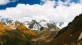 Beautiful Tien shan peaks and mountains near Almaty.