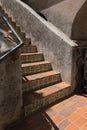 Exterior stairway, Tlaquepaque Arts and Crafts Village Royalty Free Stock Photo