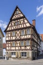 beautiful timbered house in Sindelfingen Germany Royalty Free Stock Photo