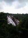 Beautiful Tirathgarh waterfall in monsson.