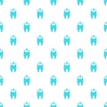 Beautiful tooth pattern seamless vector