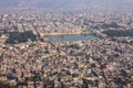 Beautiful top view landscape of the city of Jaipur in Rajasthan India. Royalty Free Stock Photo