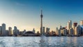 Beautiful Toronto city skyline Royalty Free Stock Photo