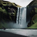 Beautiful torrent of skogafoss