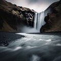 Beautiful torrent of skogafoss