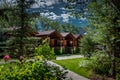 Beautiful tourist cabin spot in rural Jackson, Wyoming, USA Royalty Free Stock Photo