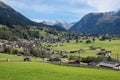 Beautiful tourist resort klosters, praettigau switzerland Royalty Free Stock Photo