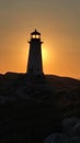 Beautiful tower at beach in the evening