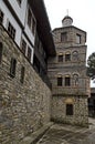 A beautiful tower in the churchyard, a holy place in the Troyan Monastery, Oreshak village