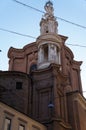 Beautiful tower in the street of Rome