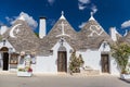 Beautiful town of Alberobello with trulli houses, main turistic district, Apulia region, Southern Italy