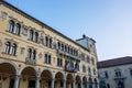 the beautiful town hall of Belluno the small town in the Dolomites Royalty Free Stock Photo