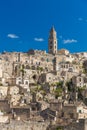 Beautiful town of Matera, Unesco heritage, Basilicata region, Italy Royalty Free Stock Photo