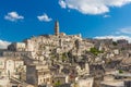 Beautiful town of Matera, Unesco heritage, Basilicata region, Italy Royalty Free Stock Photo