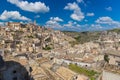 Beautiful town of Matera, Unesco heritage, Basilicata region, Italy Royalty Free Stock Photo