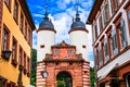 Beautiful towns of Germany - Heidelberg. Gates of Karl Theodor B