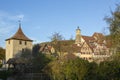 Beautiful townscape of the medieval German town Schwaebisch Hall Royalty Free Stock Photo