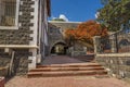 Beautiful traditional basalt building