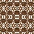 Beautiful traditional batik pattern with white brown color seamless design
