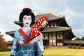 Geisha Girl, Japanese, Japan Woman Royalty Free Stock Photo