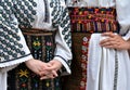 Beautiful traditional Romanian Costumes Royalty Free Stock Photo