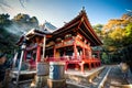 Beautiful traditional shrine at Tokyo, Japan