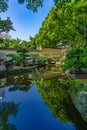 A Beautiful Traditional Style Chinese Garden Royalty Free Stock Photo