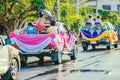 Beautiful with traditionally dressed woman is crowned to be