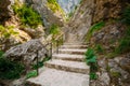 Beautiful Trail, Path, Way, Mountain Road In Verdon Gorge In France Royalty Free Stock Photo