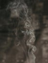 Beautiful and Transference smoke design with black background