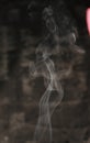 Beautiful and Transference smoke design with black background