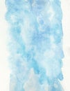 Abstract Watercolor Design of Pretty Turquoises