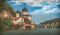 Mraconia Monastery, Orsova, Romania. Royalty Free Stock Photo