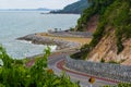 Beautiful travel road in Thailand Royalty Free Stock Photo