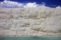 Beautiful travertine cascades, Pamukkale, Turkey