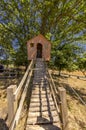 Beautiful treehouse in the garden