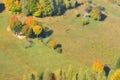 Autumn impressions in fairytale colors from the village mountains, remarkable autumn colors in the mountain forest