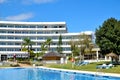 beautiful TRH Paraiso hotel in Estepona, Costa del Sol, Spain Royalty Free Stock Photo