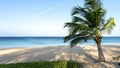 Beautiful Tropical beach andaman sea and clear blue sky background,in phuket island,Summer beach with wave crashing on sandy shore Royalty Free Stock Photo