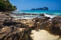 Beautiful tropical beach. Bamboo island, Krabi province, Thailand, Andaman Sea Royalty Free Stock Photo