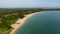 Beautiful tropical beach and blue sea. Sri Lanka.