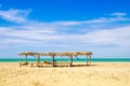 Beautiful tropical beach in the coast of ecuador