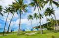 Beautiful tropical beach at exotic island Royalty Free Stock Photo