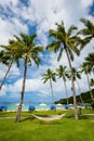 Beautiful tropical beach at exotic island Royalty Free Stock Photo