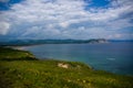 The beautiful tropical beach on the Pacific Ocean Royalty Free Stock Photo