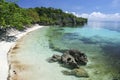 Siquijor island beach concrete terrace philippines Royalty Free Stock Photo