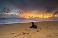 Beautiful Tropical Beach In Sri Lanka Royalty Free Stock Photo