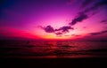 Beautiful tropical beach. Sunrises and sunsets. Ocean. Royalty Free Stock Photo