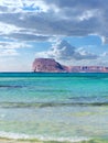 Beautiful tropical clear blue sea water of Balos beach - Gramvousa island Royalty Free Stock Photo